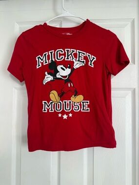 GAP Red Mickey Mouse Graphic Tee